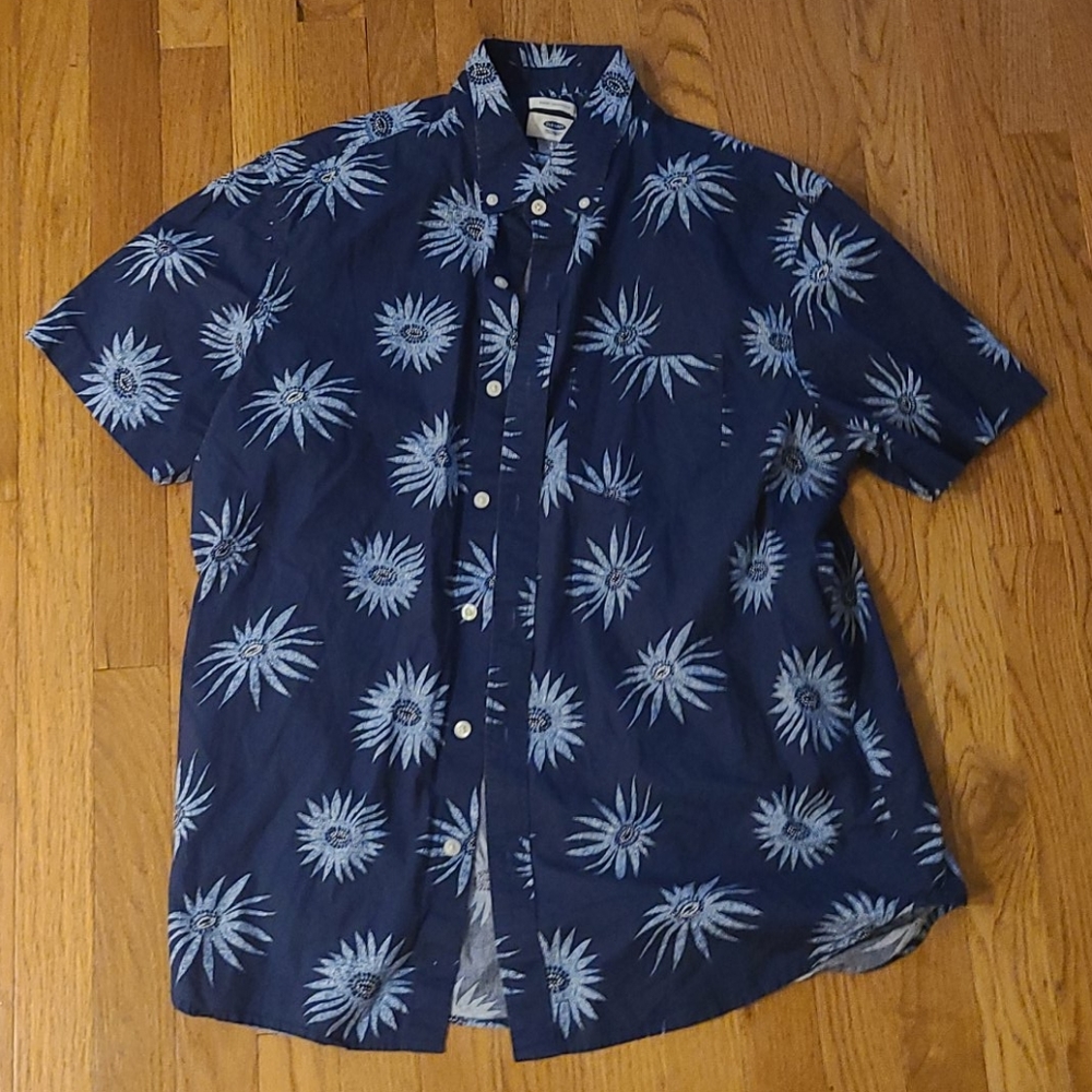 Flowered Hawaiian Shirt